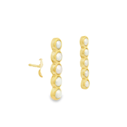 Glistra Pearl 18k Gold Plated Sterling Silver Earrings